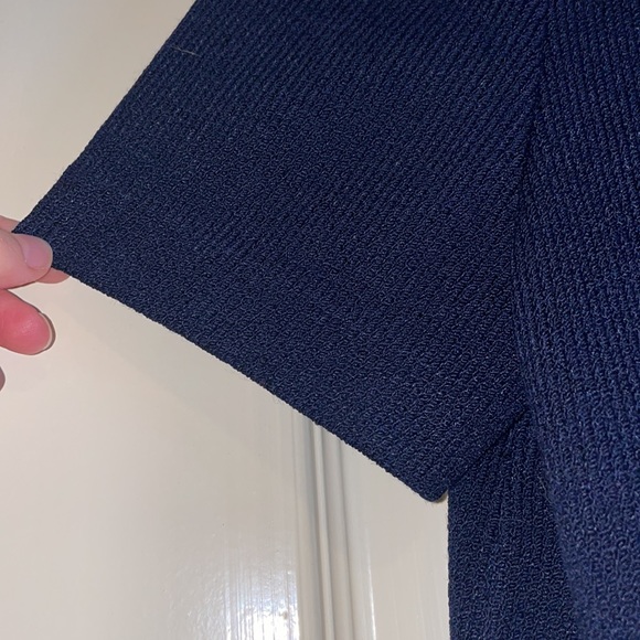 St. John Basics Navy Blue Knit Jacket. Size S. - Picture 5 of 10
